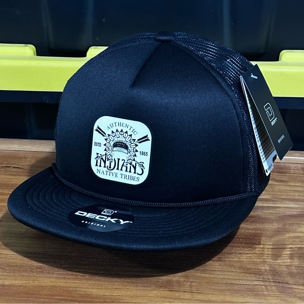 Native American Foam Trucker Hat Style SnapBack Black